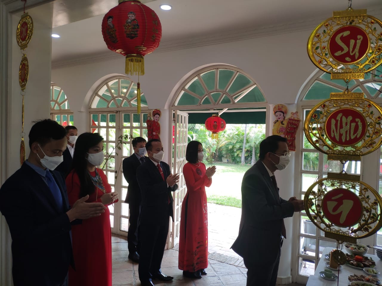 Đại sứ quán Việt Nam tại Venezuela tổ chức Tết cộng đồng ấm áp