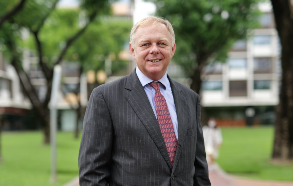 Tiến sĩ Burkhard Schrage, Chủ nhiệm cấp cao bộ môn Thạc sĩ MBA, EMBA và Quản trị, Đại học RMIT. (Ảnh: MN)