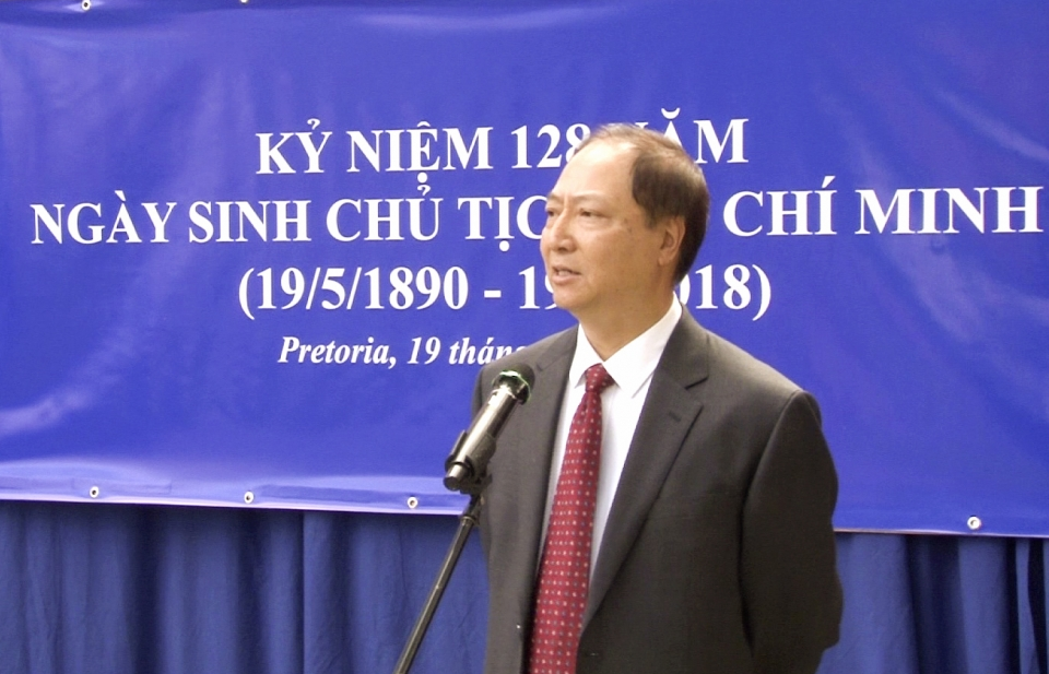 Kỷ niệm 128 năm ngày sinh của Chủ tịch Hồ Chí Minh tại Nam Phi