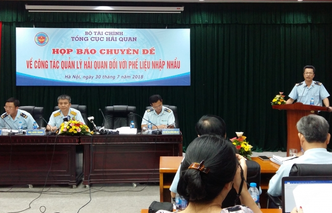 Hải quan tăng cường siết chặt quản lý nhập khẩu phế liệu