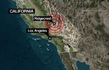 Chưa có tổn thất nghiêm trọng sau động đất tại California, Mỹ
