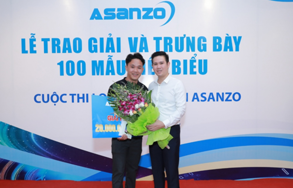 Tập đoàn điện tử Asanzo trao giải cuộc thi thiết kế logo