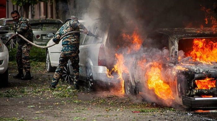Xung đột Armenia-Azerbaijan: Cận cảnh chiến trường Nagorno-Karabakh ác liệt qua ảnh