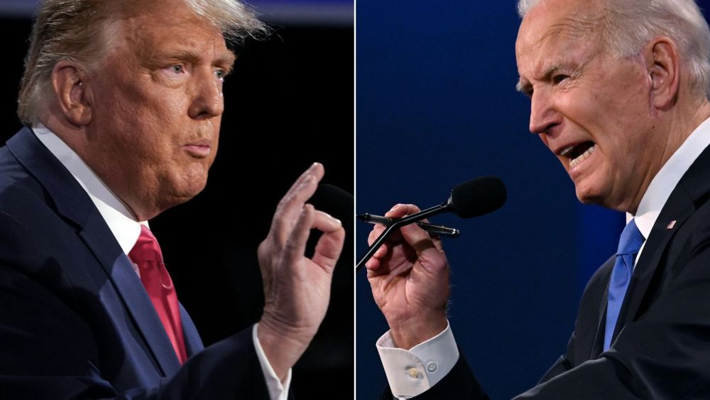 Bầu cử Mỹ năm 2020: Tranh luận Trump - Biden và những đánh giá trái chiều từ giới chuyên gia. (Nguồn: AFP) Bầu cử Mỹ 2020: Tranh luận Trump - Biden và những đánh giá trái chiều từ giới chuyên gia
