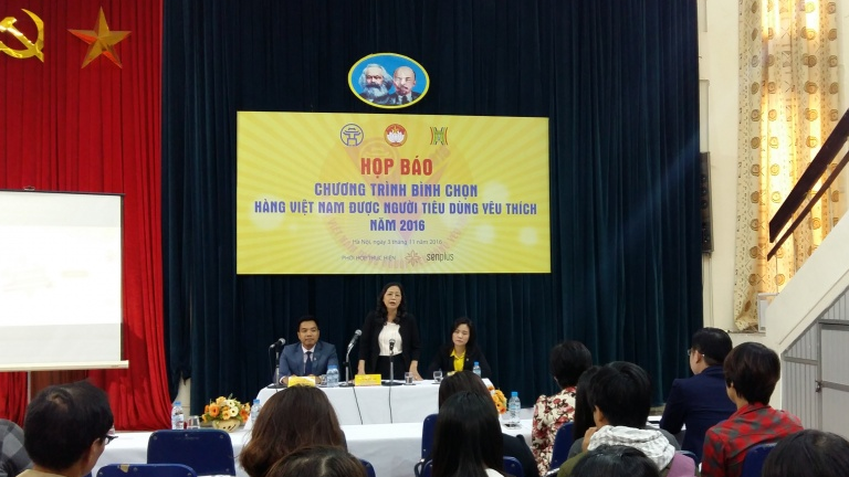 Bình chọn “Hàng Việt Nam được người tiêu dùng yêu thích” 2016