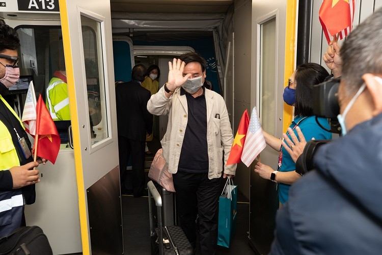 Vietnam Airlines thực hiện chuyến bay thẳng thường lệ đầu tiên đến Mỹ