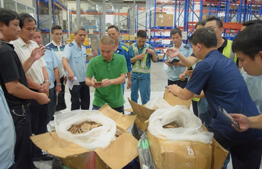 Năm 2018, giá trị hàng hóa buôn lậu tăng hơn 115% so với 2017