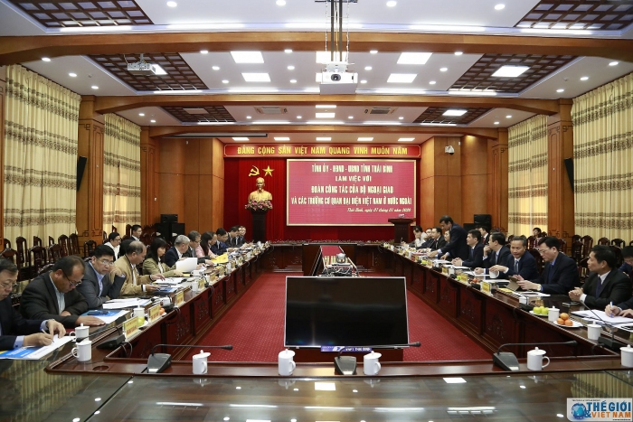 cac truong co quan dai dien viet nam lam viec tai tinh thai binh