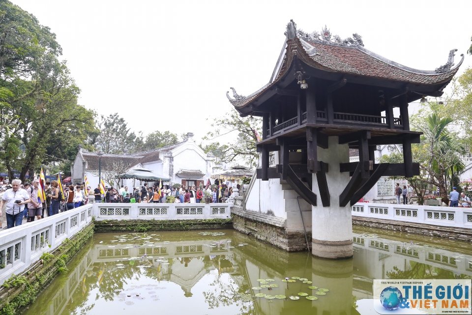 Chùa Một Cột - một kiến trúc Phật giáo độc đáo chua mot cot mot kien truc phat giao doc dao