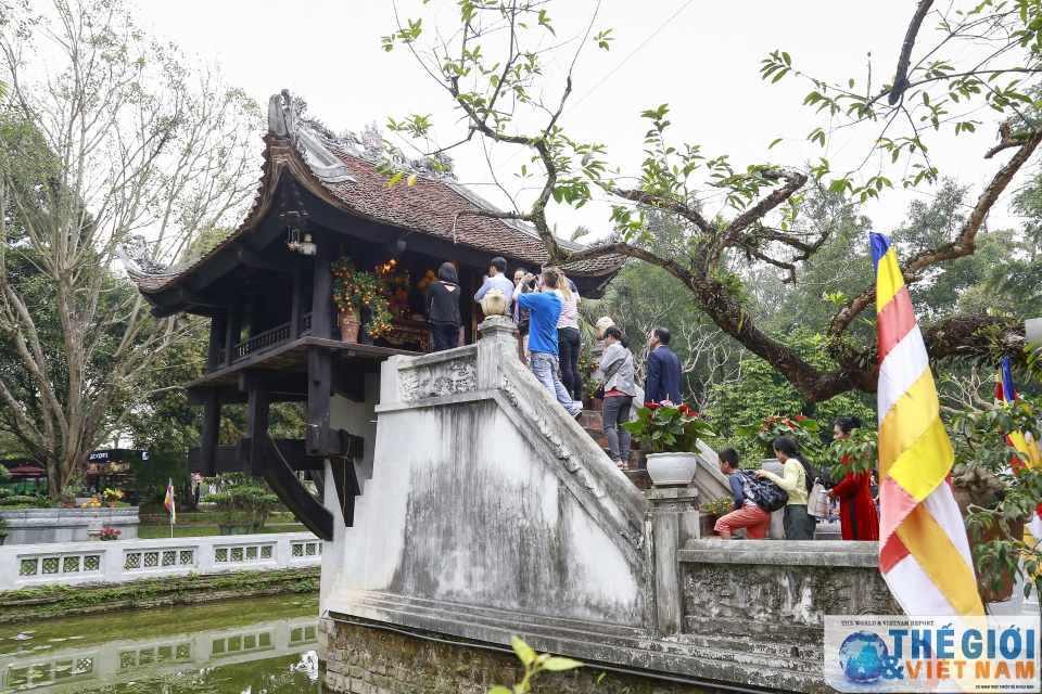 Chùa Một Cột - một kiến trúc Phật giáo độc đáo chua mot cot mot kien truc phat giao doc dao