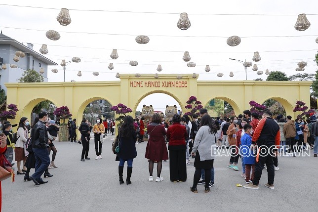 Rực rỡ Đường hoa Xuân Hà Nội Tết Nhâm Dần Rực rỡ Đường hoa Xuân Hà Nội Tết Nhâm Dần