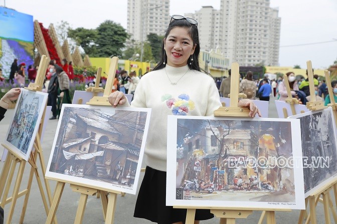 Rực rỡ Đường hoa Xuân Hà Nội Tết Nhâm Dần Rực rỡ Đường hoa Xuân Hà Nội Tết Nhâm Dần