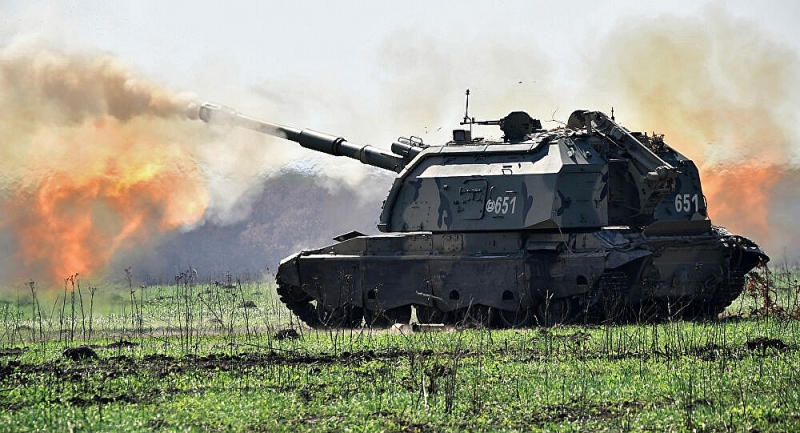 Lựu pháo Nga bắn cực chính xác Lựu pháo Nga bắn cực chính xác