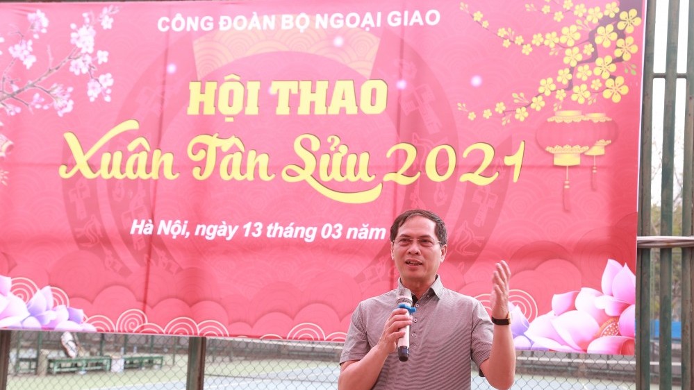 Công đoàn Bộ Ngoại giao tổ chức Hội thao Xuân 2021