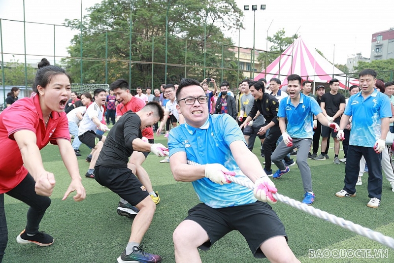 Công đoàn Bộ Ngoại giao tổ chức Hội thao Xuân 2021