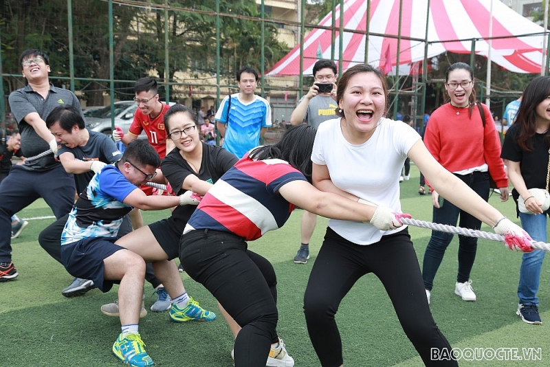 Công đoàn Bộ Ngoại giao tổ chức Hội thao Xuân 2021