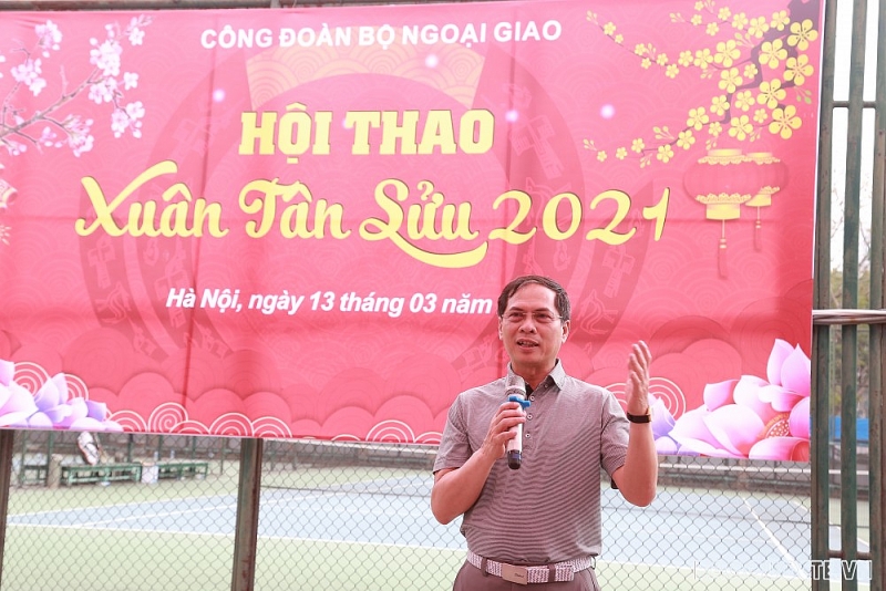 Công đoàn Bộ Ngoại giao tổ chức Hội thao Xuân 2021