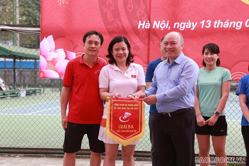 Công đoàn Bộ Ngoại giao tổ chức Hội thao Xuân 2021