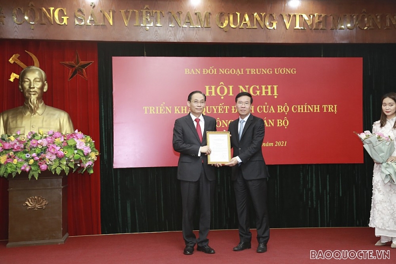 Hội nghị triển khai quyết định của Bộ Chính trị về nhân sự Trưởng Ban Đối ngoại Trung ương Hội nghị triển khai quyết định của Bộ Chính trị về nhân sự Trưởng Ban Đối ngoại Trung ương