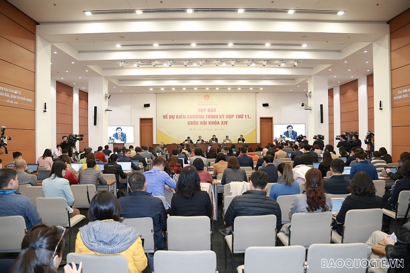Văn phòng Quốc hội họp báo Dự kiến chương trình Kỳ họp thứ 11, Quốc hội khóa 14
