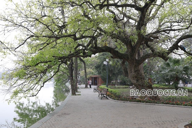 Check-in bên Hồ Gươm