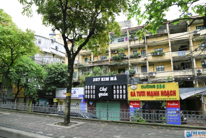 duong pho ha noi giua mua covid 19