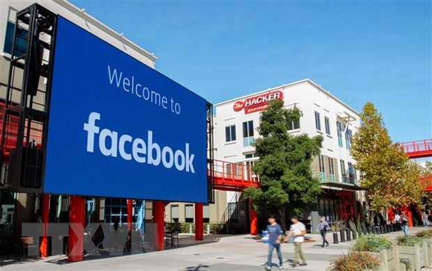 Trụ sở Facebook tại Menlo Park, California, Mỹ. (Ảnh: AFP Trụ sở Facebook tại Menlo Park, California, Mỹ. (Ảnh: AFP