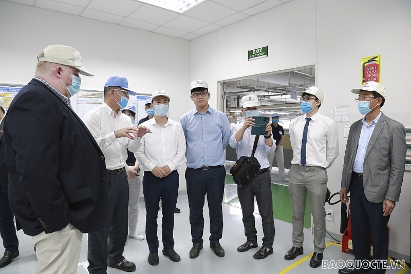 Tọa đàm kết nối, xúc tiến đầu tư Thái Bình và Hiệp hội Thương mại Hoa Kỳ tại Việt Nam Tọa đàm kết nối, xúc tiến đầu tư Thái Bình và Hiệp hội Thương mại Hoa Kỳ tại Việt Nam