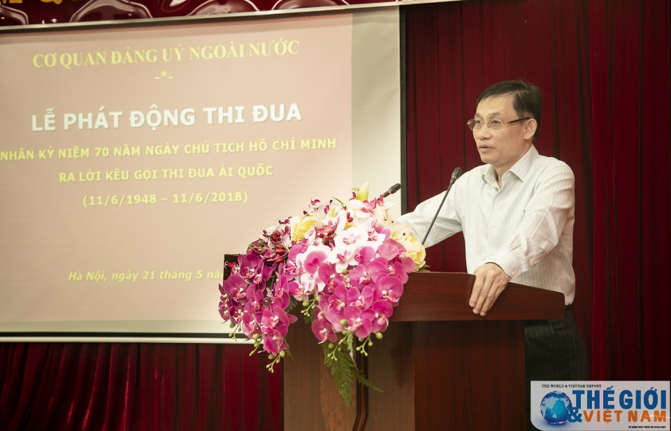 Cơ quan Đảng ủy Ngoài nước phát động thi đua yêu nước