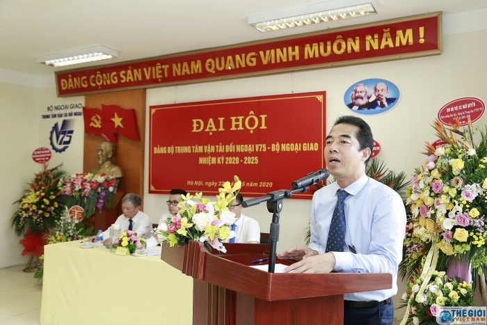 Trung tâm Vận tải Đối ngoại V75 (Bộ Ngoại giao) tổ chức Đại hội Đảng bộ nhiệm kỳ 2020-2025 trung tam van tai doi ngoai v75 bo ngoai giao to chuc dai hoi dang bo nhiem ky 2020 2025