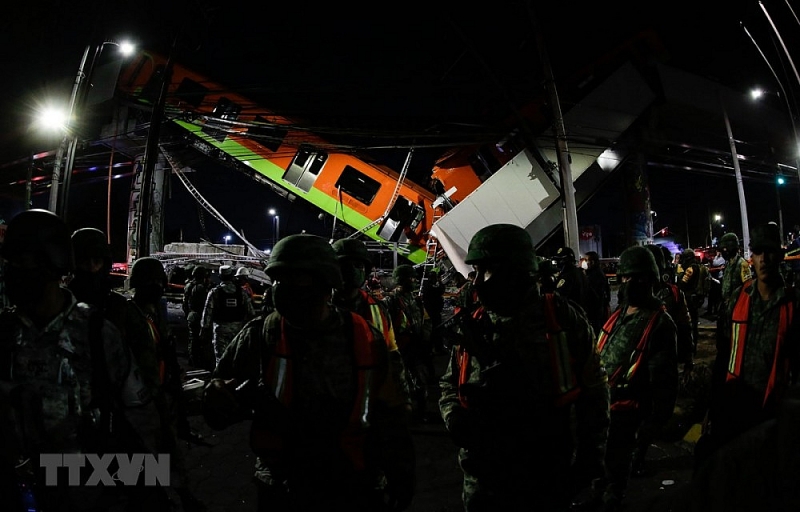 Mexico tiếp tục hỗ trợ các nạn nhân vụ sập đường sắt trên cao