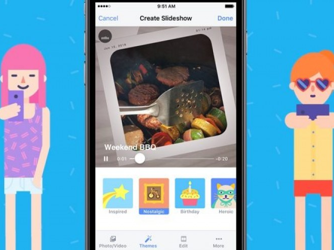 Facebook giới thiệu tính năng làm phim mới