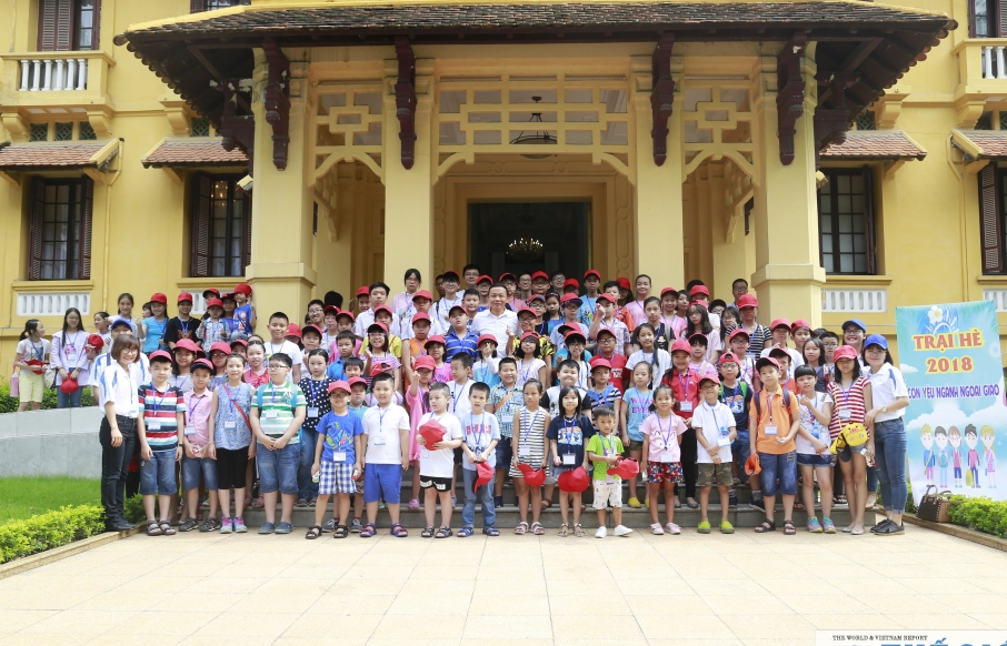 Tưng bừng chương trình Trại hè thiếu nhi Bộ Ngoại giao