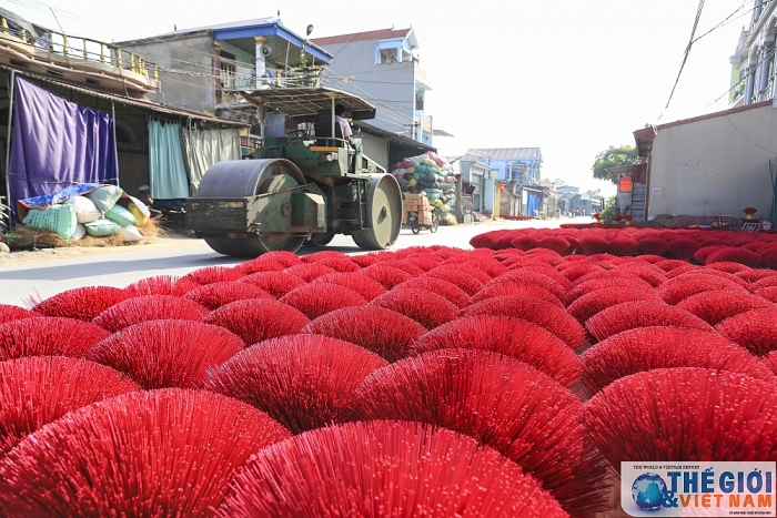 Những hình ảnh nên thơ về làng nghề truyền thống Quảng Phú Cầu lang nghe truyen thong lam chan huong quang phu cau