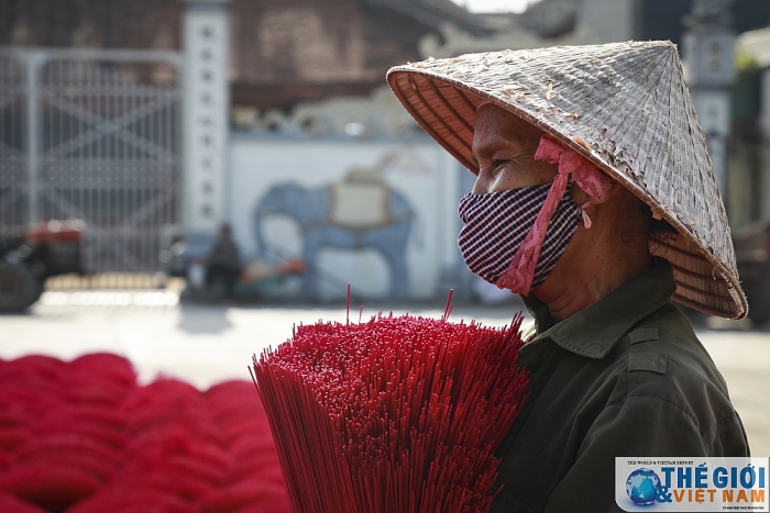 Những hình ảnh nên thơ về làng nghề truyền thống Quảng Phú Cầu lang nghe truyen thong lam chan huong quang phu cau