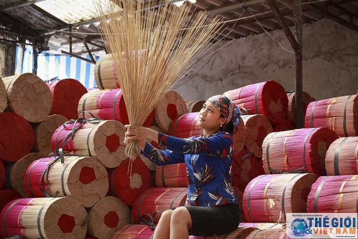 Những hình ảnh nên thơ về làng nghề truyền thống Quảng Phú Cầu lang nghe truyen thong lam chan huong quang phu cau