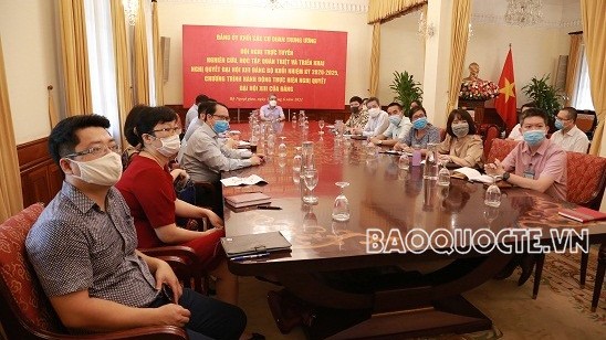 Đảng bộ Khối các cơ quan Trung ương tổ chức Hội nghị trực tuyến học tập và triển khai Nghị quyết Đại hội XIII