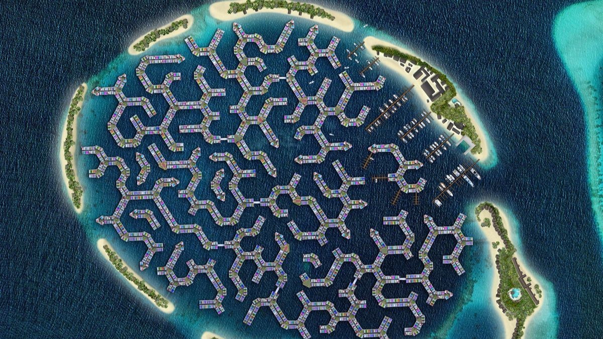 Ứng phó với tình trạng nước biển dâng, Maldives ra mắt thành phố nổi trong tháng Bảy