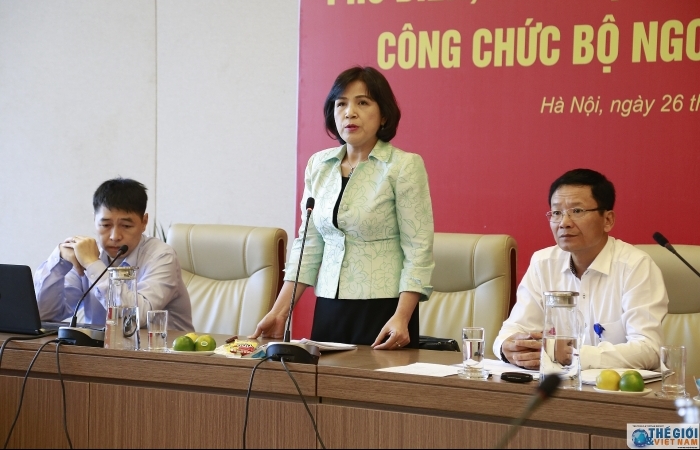 Hội nghị Phổ biến, giáo dục pháp luật năm 2019 cho cán bộ Bộ Ngoại giao