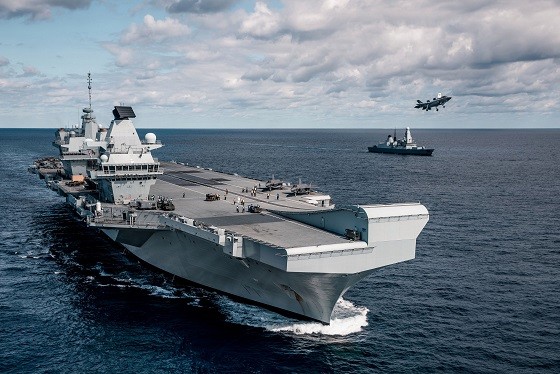 Tàu sân bay HMS Queen Elizabeth mở ra kỷ nguyên mới của không quân Vương quốc Anh ở châu Á - Thái Bình Dương