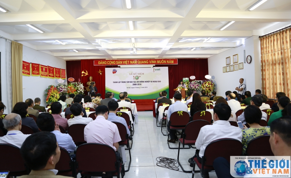 Lễ kỷ niệm 10 năm thành lập Trung tâm Đào tạo Bồi dưỡng Nghiệp vụ Ngoại giao le ky niem 10 nam thanh lap trung tam dao tao boi duong nghiep vu ngoai giao