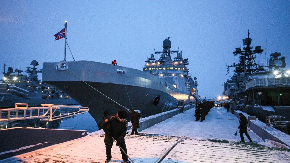 Siêu tàu đổ bộ của Hải quân Nga