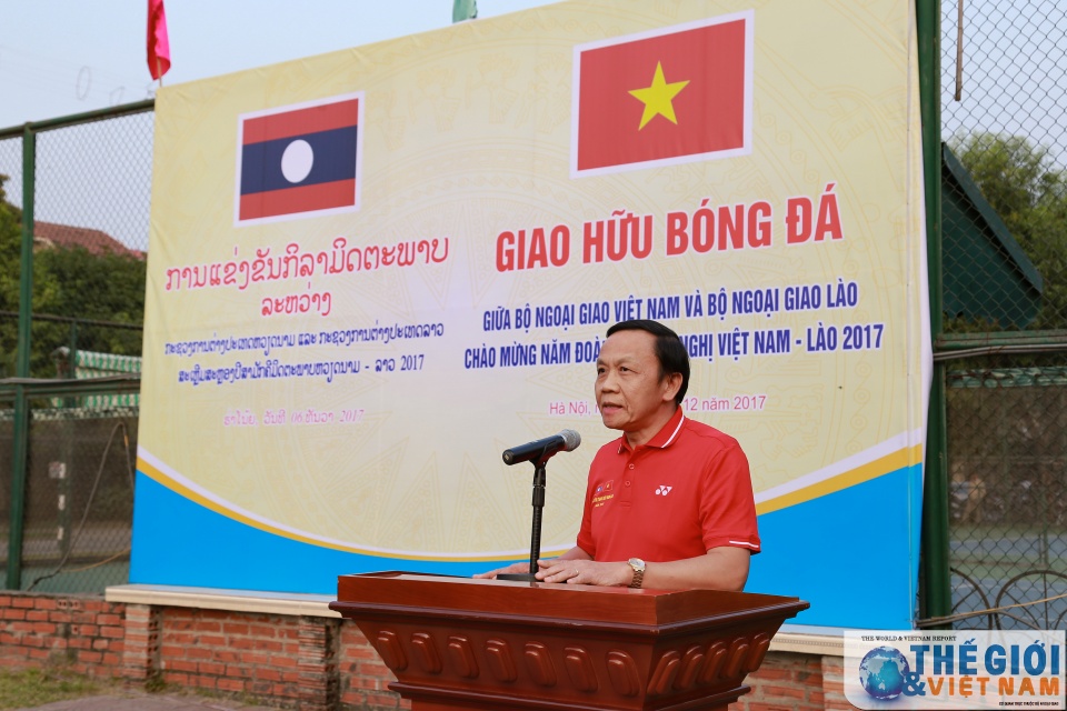 bo ngoai giao viet lao to chuc giao luu the thao huu nghi