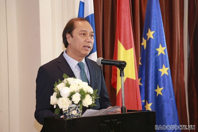 Lãnh đạo Bộ Ngoại giao dự tiệc chiêu đãi nhân kỷ niệm Quốc khánh Phần Lan