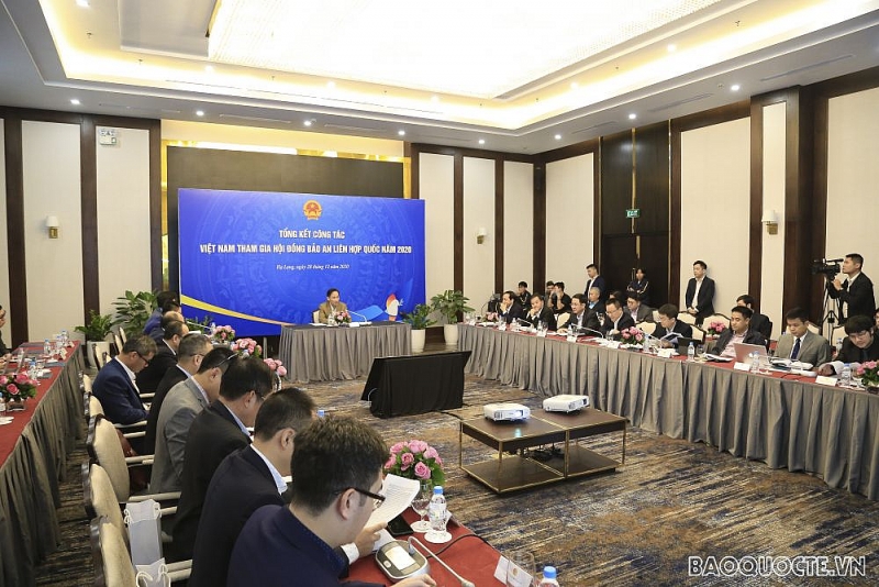 Tổ công tác Liên ngành về việc Việt Nam tham gia Hội đồng Bảo an Liên hợp quốc họp tổng kết công tác năm 2020 Tổ công tác Liên ngành về việc Việt Nam tham gia Hội đồng Bảo an Liên hợp quốc họp tổng kết công tác năm 2020