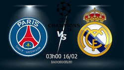 Link xem trực tiếp PSG vs Real Madrid 3h00 ngày 16/2 lượt đi vòng 1/8 Cúp C1