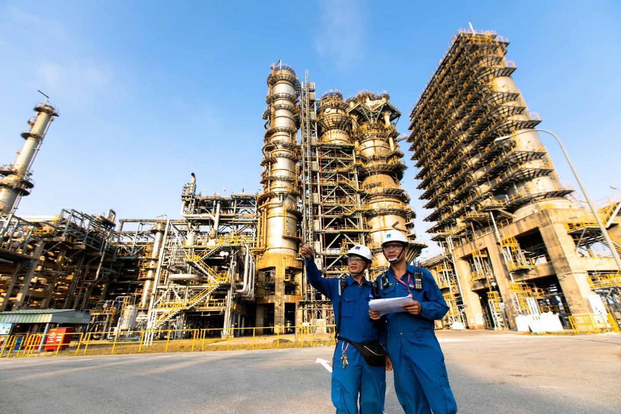 Toàn cảnh Nhà máy Lọc dầu Dung Quất