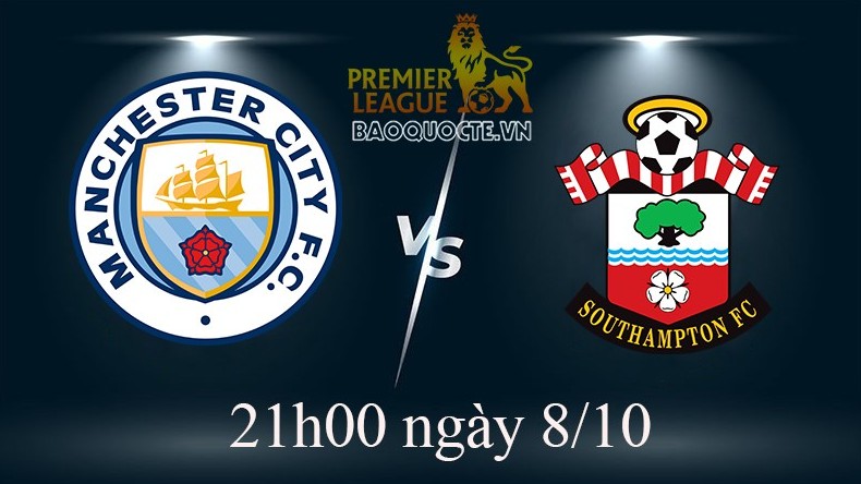Link xem trực tiếp Man City vs Southampton (21h00 ngày 8/10) vòng 10 Ngoại hạng Anh