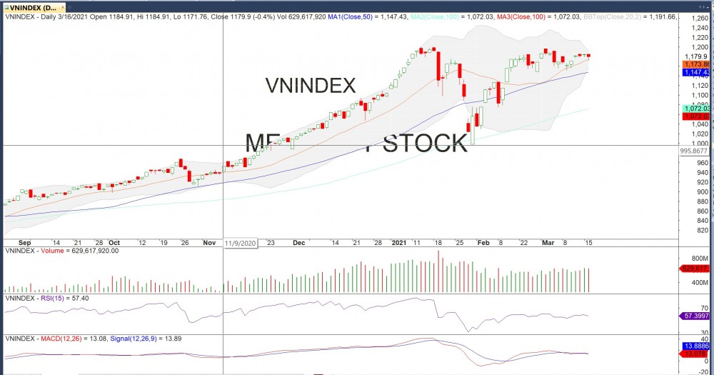 Thị trường chứng khoán ngày 16/3: Ngày ảm đạm và phân hóa Thị trường chứng khoán ngày 16/3: Ngày ảm đạm và phân hóa