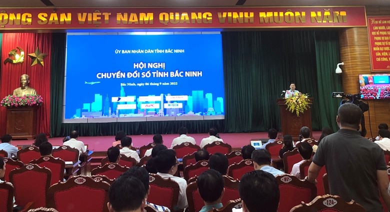 Toàn cảnh Hội nghị Chuyển đổi số tỉnh Bắc Ninh tại Trường Chính trị Nguyễn Văn Cừ, ngày 69. (Nguồn ĐCS) Toàn cảnh Hội nghị Chuyển đổi số tỉnh Bắc Ninh tại Trường Chính trị Nguyễn Văn Cừ, ngày 69. (Nguồn ĐCS)